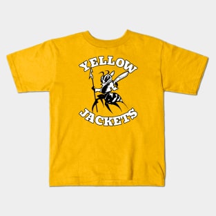 Yellow Jackets Mascot Kids T-Shirt